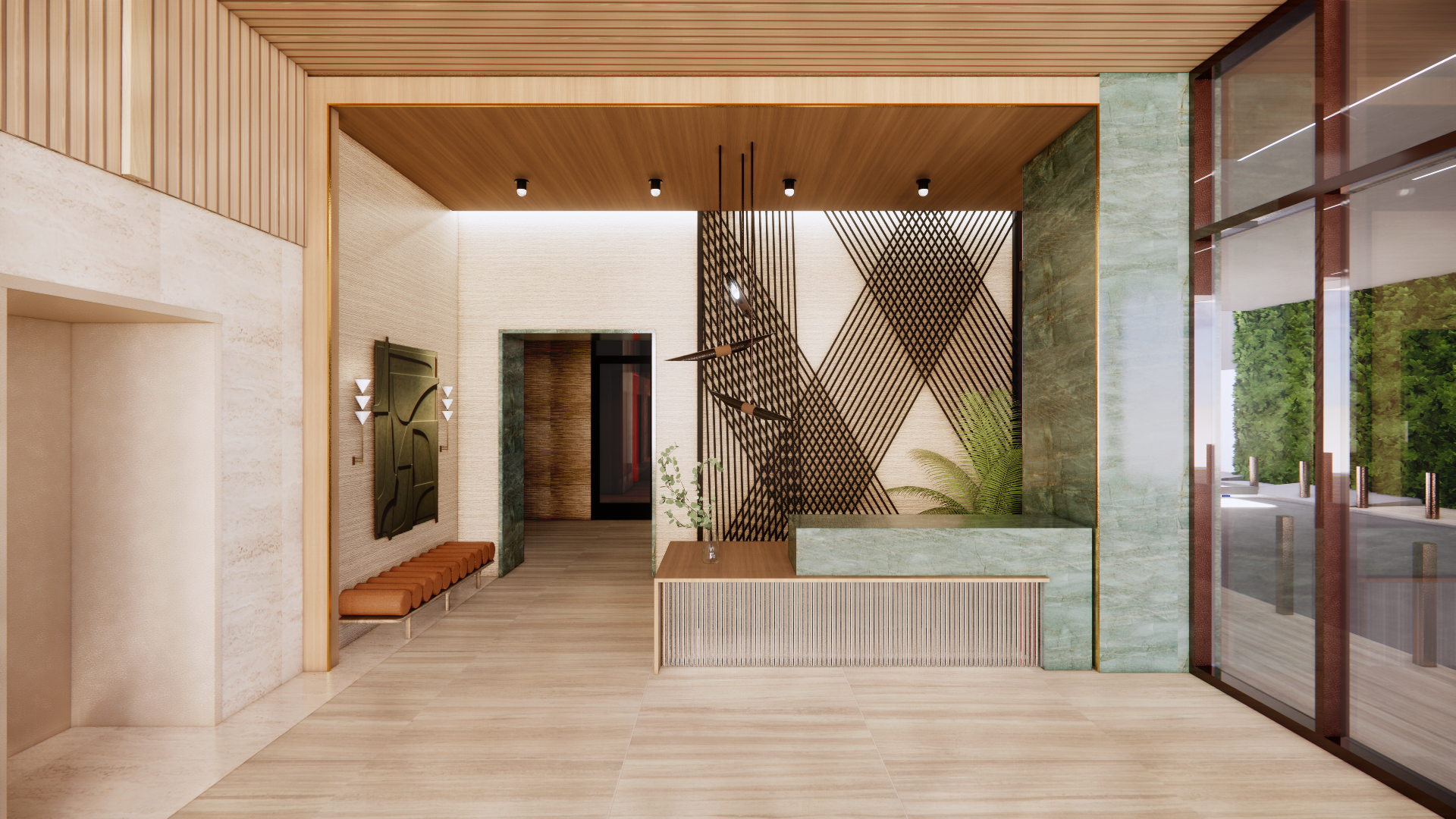 Refined residence interior